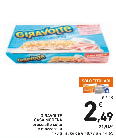 GIRAVOLTE CASA MODENA