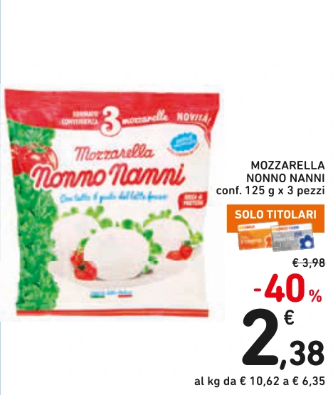 MOZZARELLA NONNO NANNI