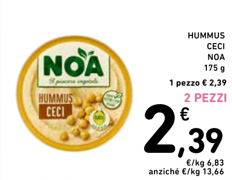 HUMMUS CECI NOA 2 PEZZI