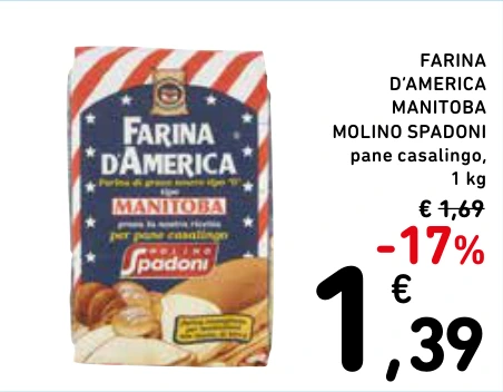 FARINA D’AMERICA MANITOBA MOLINO SPADONI