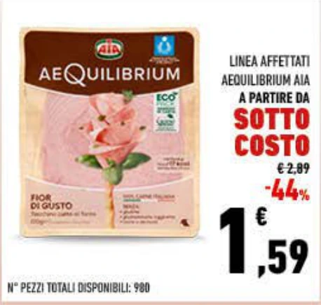 LINEA AFFETTATI AEQUILIBRIUM AIA