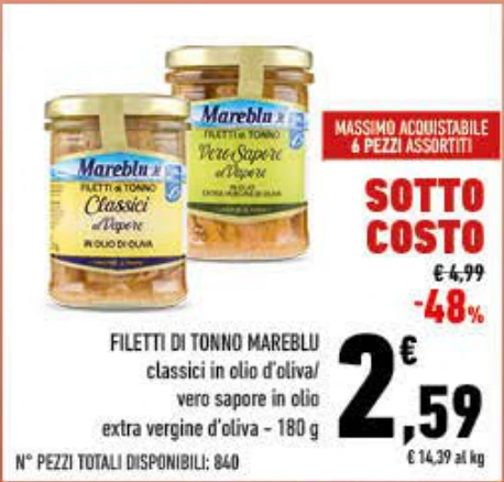 FILETTI DI TONNO MAREBLU