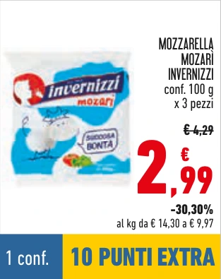 MOZZARELLA MOZARÌ INVERNIZZI