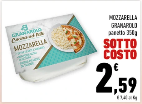 Mozzarella Granarolo panetto 350g