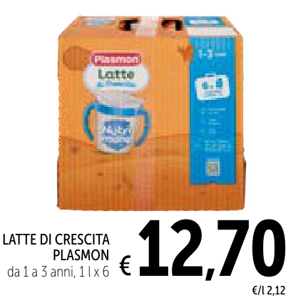 LATTE DI CRESCITA PLASMON