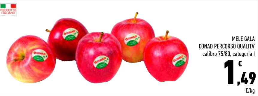 MELE GALA CONAD PERCORSO QUALITA’