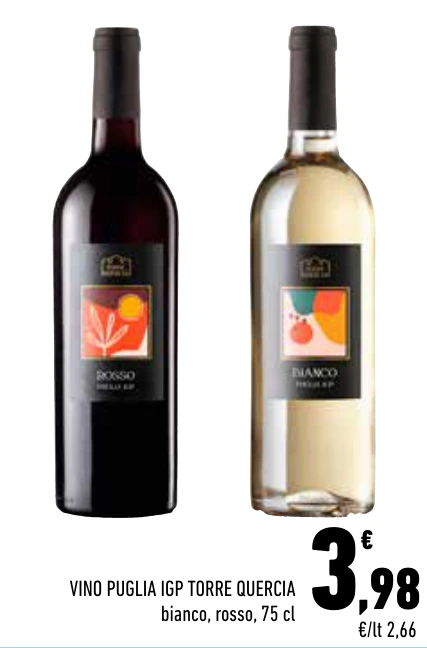 VINO PUGLIA IGP TORRE QUERCIA