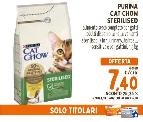 PURINA CAT CHOW STERILISED