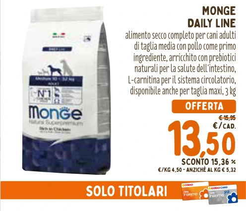 MONGE DAILY LINE