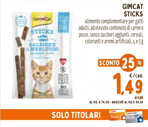GIMCAT STICKS