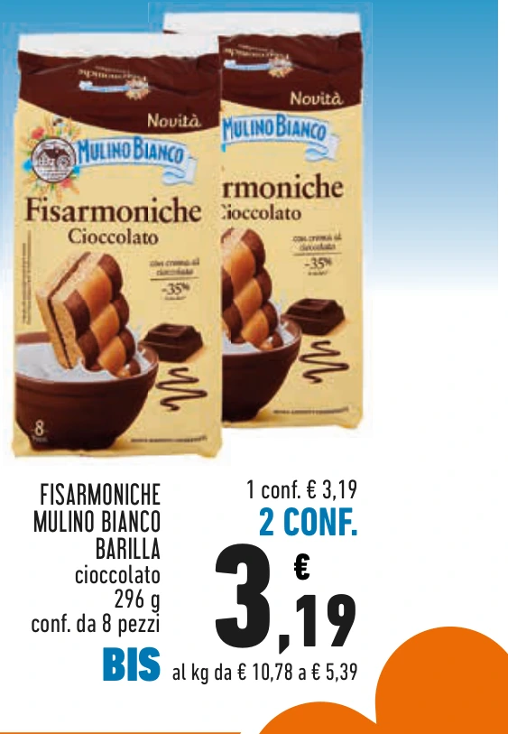 FISARMONICHE MULINO BIANCO BARILLA