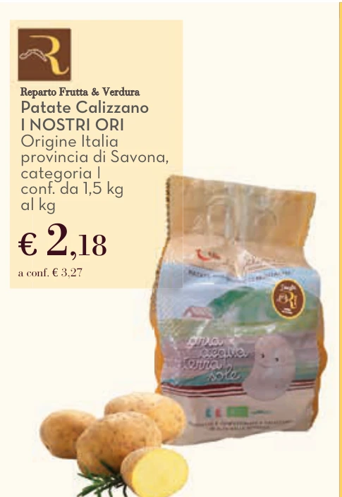 PATATE CALIZZANO I NOSTRI ORI