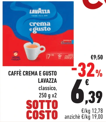CAFFÈ CREMA E GUSTO LAVAZZA