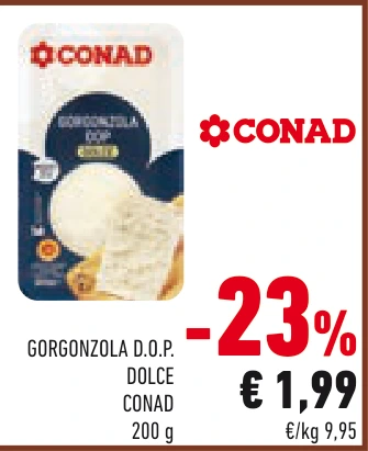 GORGONZOLA D.O.P. DOLCE CONAD