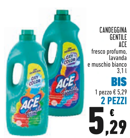 CANDEGGINA GENTILE ACE BIS 2 PEZZI