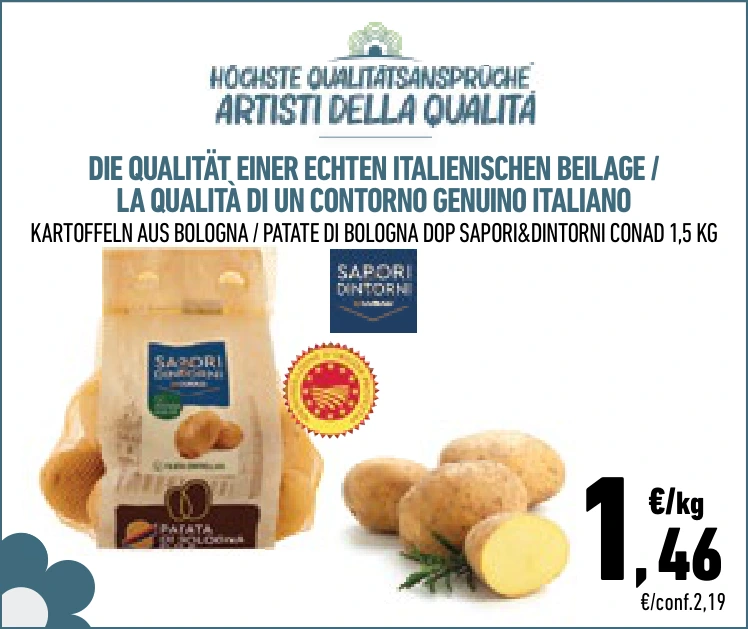 PATATE DI BOLOGNA DOP SAPORI&DINTORNI CONAD 1,5 KG