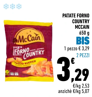 PATATE FORNO COUNTRY MCCAIN