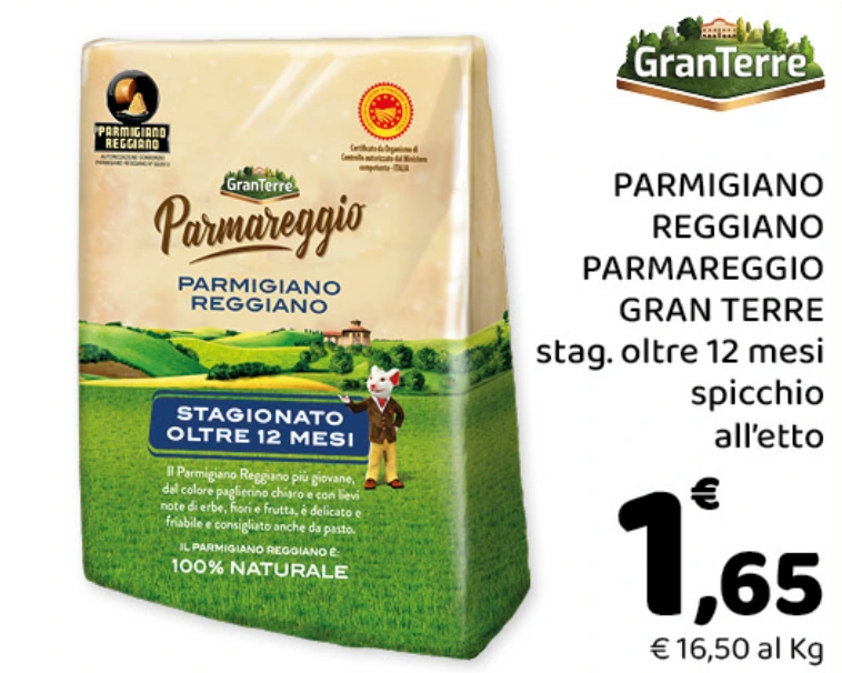 Parmigiano Reggiano Parmareggio Gran Terre