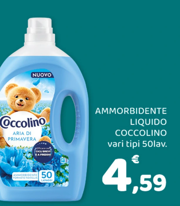 Ammorbidente liquido Coccolino