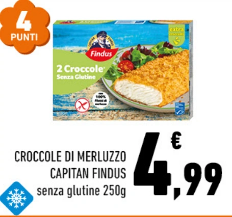 Coccole di merluzzo Capitani Findus