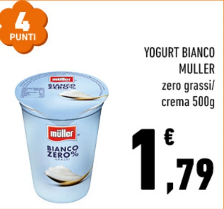 Yogurt bianco Müller