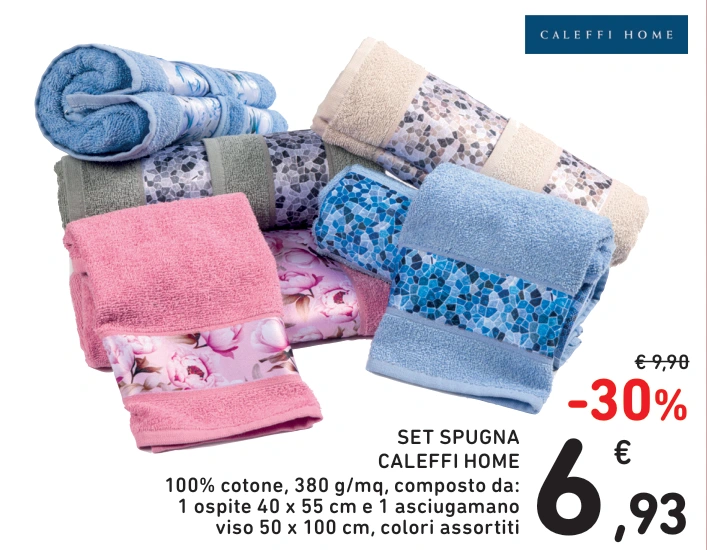 Set spugna Caleffi Home