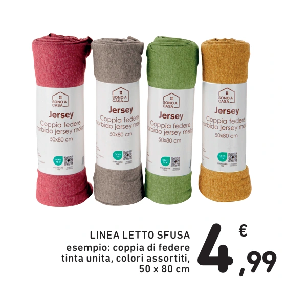 Linea letto sfusa - coppia di federe