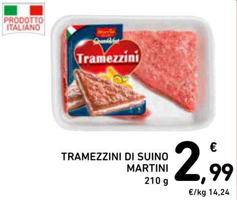 TRAMEZZINI DI SUINO MARTINI