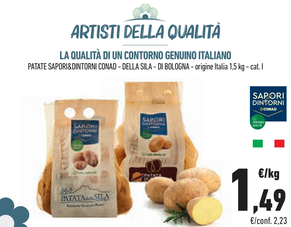LA QUALITÀ DI UN CONTORNO GENUINO ITALIANO