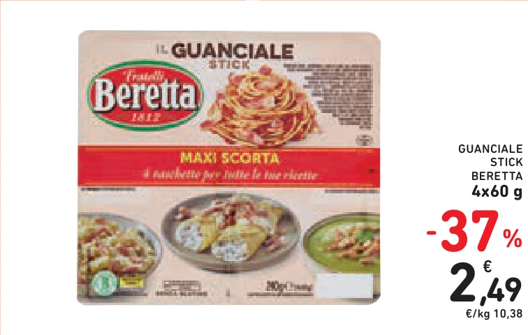 GUANCIALE STICK BERETTA
