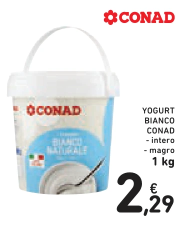 YOGURT BIANCO CONAD