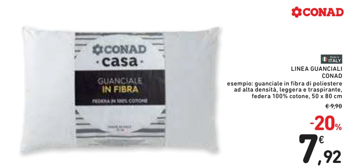 LINEA GUANCIALI CONAD ITALY