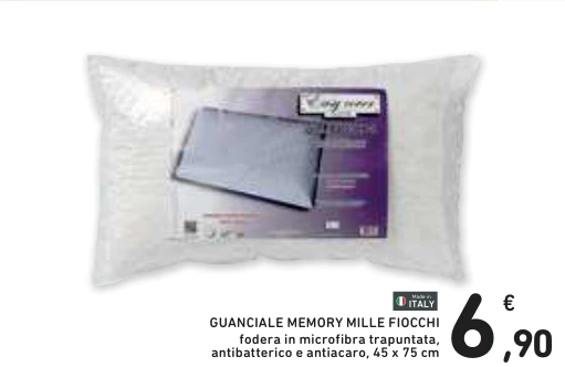 GUANCIALE MEMORY MILLE FIOCCHI ITALY