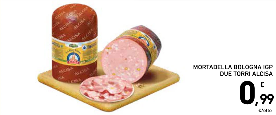 MORTADELLA BOLOGNA IGP DUE TORRI ALCISA