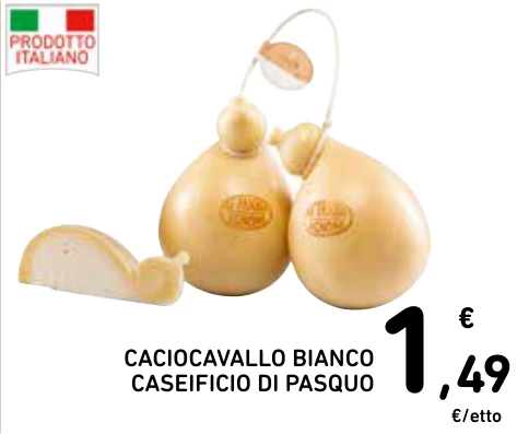 CACIOCAVALLO BIANCO CASEIFICIO DI PASQUO