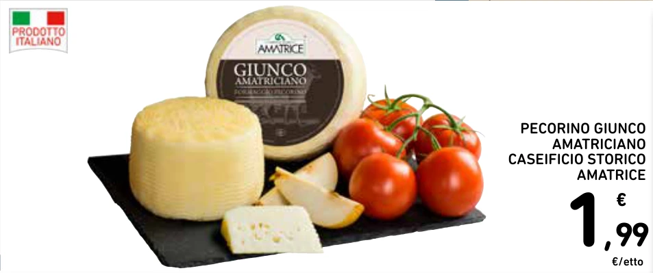PECORINO GIUNCO AMATRICIANO CASEIFICIO STORICO AMATRICE