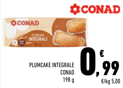 PLUMCAKE INTEGRALE CONAD