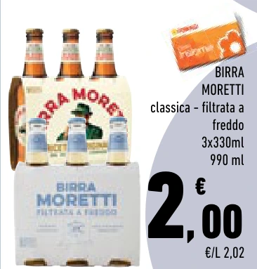 BIRRA MORETTI
