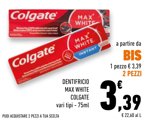 DENTIFRICIO MAX WHITE COLGATE