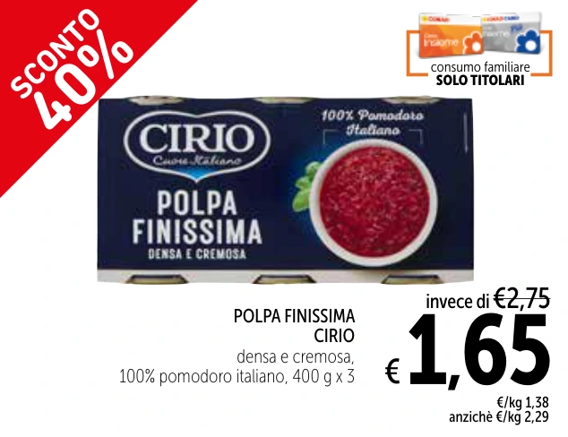 POLPA FINISSIMA CIRIO