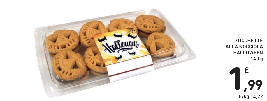 ZUCCHETTE ALLA NOCCIOLA HALLOWEEN