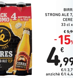 BIRRA STRONG ALE 7, CERES