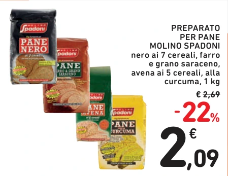 PREPARATO PER PANE MOLINO SPADONI
