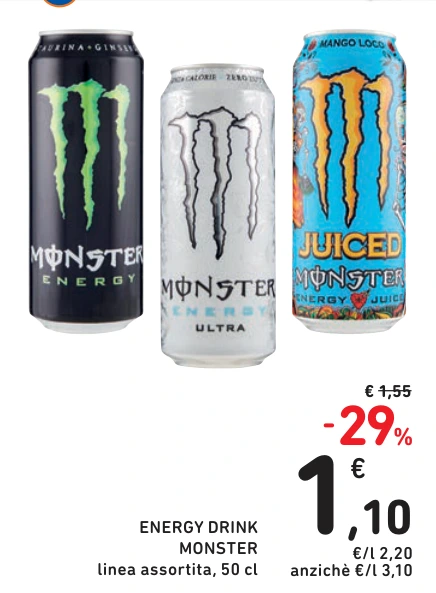 ENERGY DRINK MONSTER