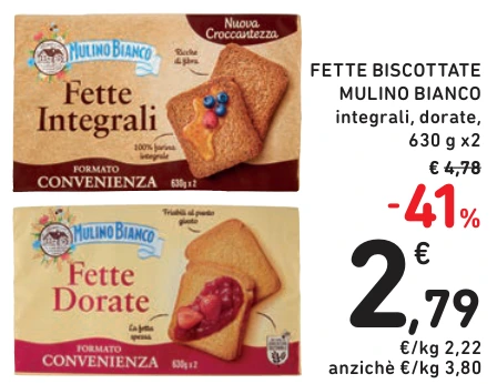 FETTE BISCOTTATE MULINO BIANCO