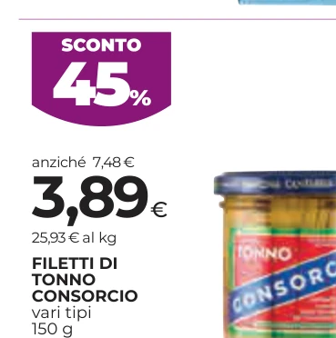 FILETTI DI TONNO CONSORCIO