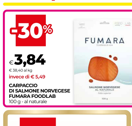 CARPACCIO DI SALMONE NORVEGESE FUMARA FOODLAB