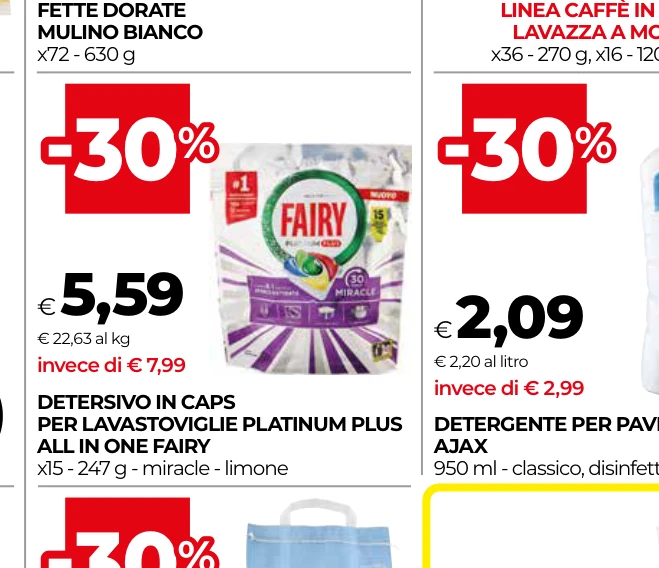 DETERSIVO IN CAPS PER LAVASTOVIGLIE PLATINUM PLUS ALL IN ONE FAIRY