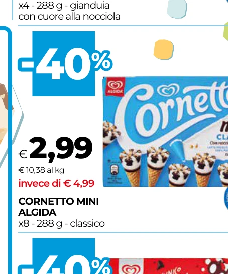 CORNETTO MINI ALGIDA