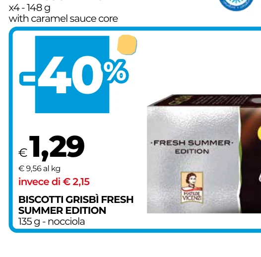 BISCOTTI GRISBÌ FRESH SUMMER EDITION